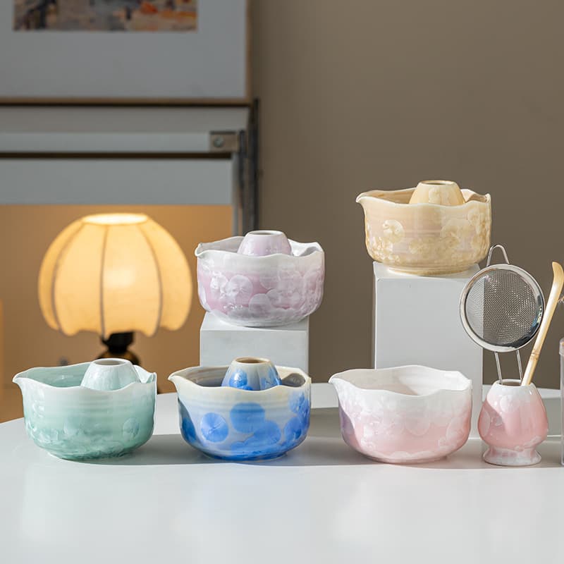The Ice Flower Set — matcha ceremony set view 3